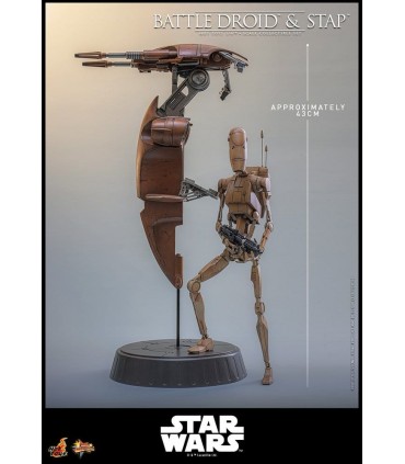 BATTLE DROID & STAP THE PHANTOM MENACE HOT TOYS