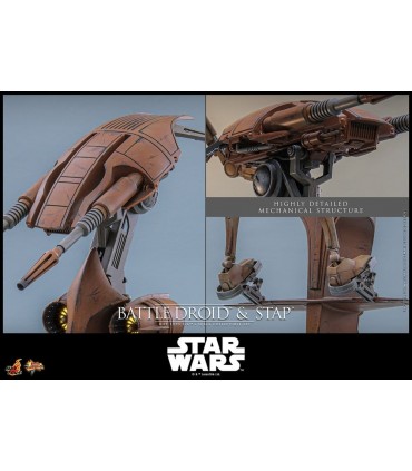 BATTLE DROID & STAP THE PHANTOM MENACE HOT TOYS