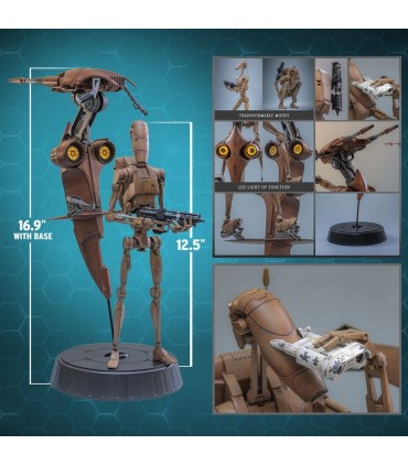 BATTLE DROID & STAP THE PHANTOM MENACE HOT TOYS