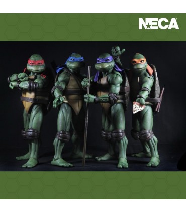 TORTUGAS NINJA PACK 1/4 TMTNT 1990 NECA 1/4 SCALE
