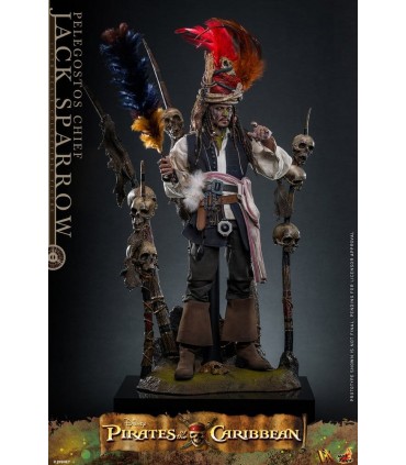 JACK SPARROW DX PELOGOSTOS HOT TOYS