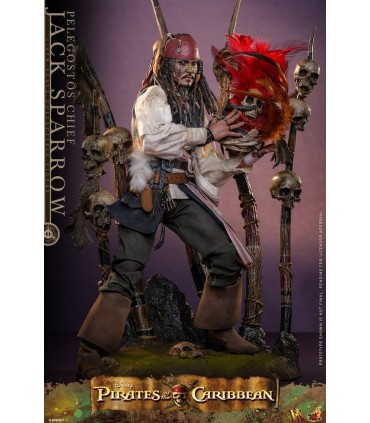 JACK SPARROW DX PELOGOSTOS HOT TOYS
