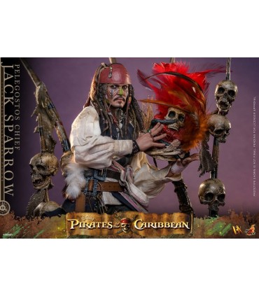 JACK SPARROW DX PELOGOSTOS HOT TOYS