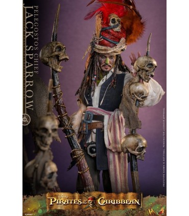 JACK SPARROW DX PELOGOSTOS HOT TOYS