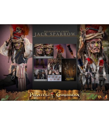 JACK SPARROW DX PELOGOSTOS HOT TOYS